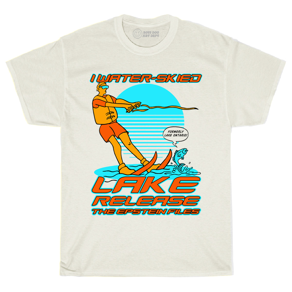Water Ski Ivory Tee