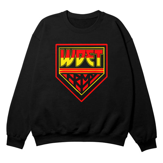 WDET Army Black Crewneck