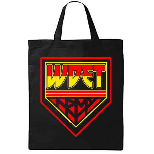 WDET Army Black Tote