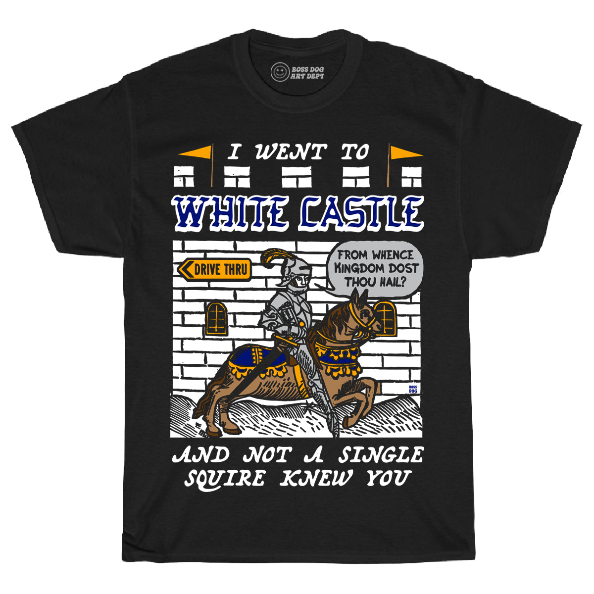 White Castle Black Tee
