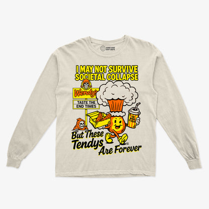 Wend Times Ivory Long Sleeve Tee