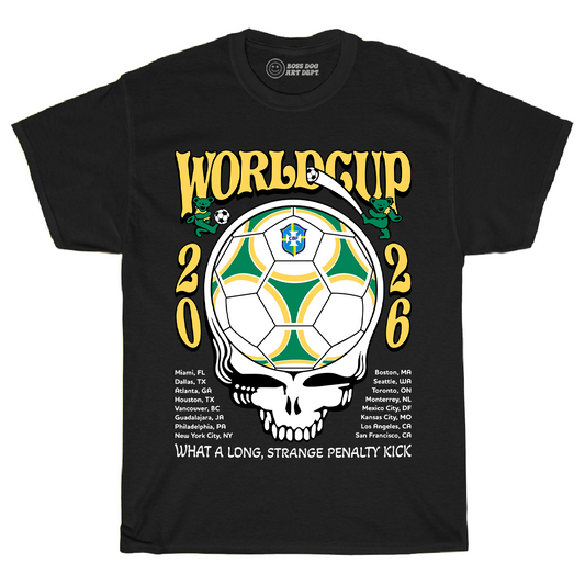 World Cup Brazil Black Tee
