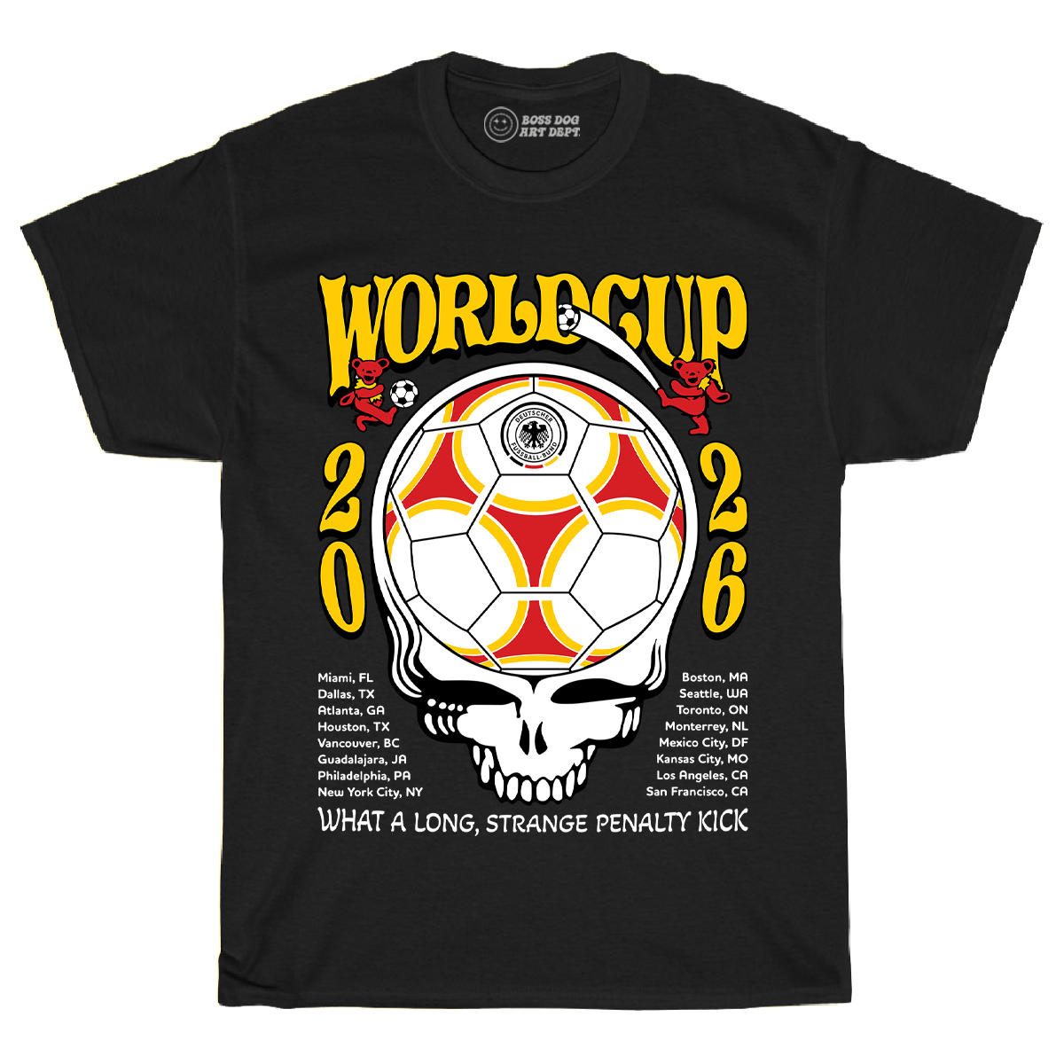 World Cup Germany Black Tee