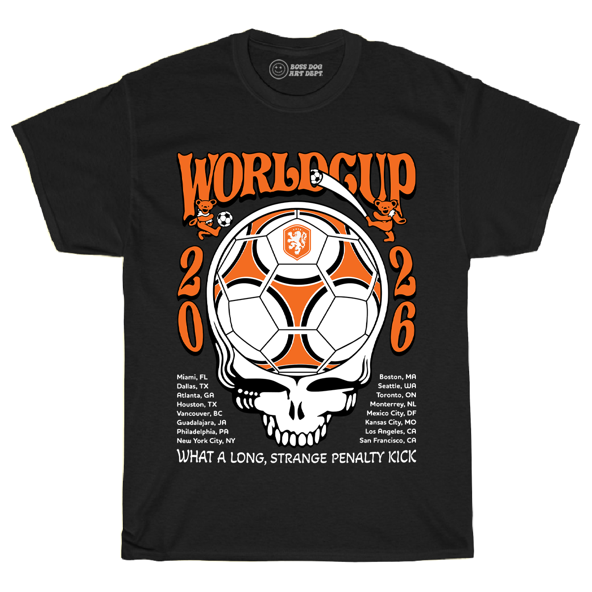 World Cup Netherlands Black Tee