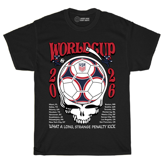 World Cup United States Black Tee