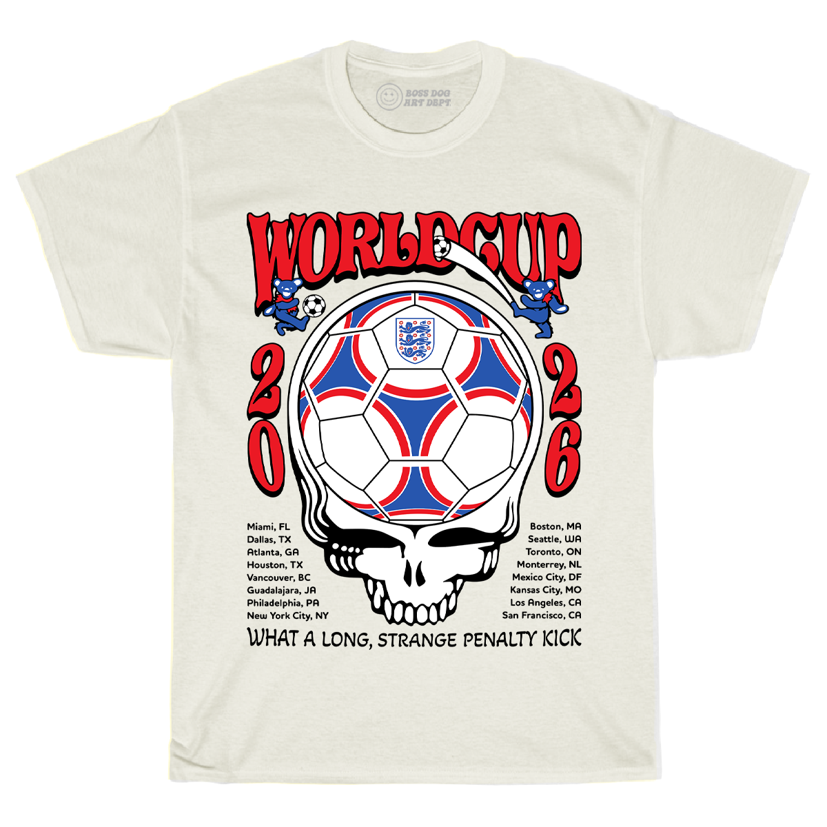 World Cup England Ivory Tee