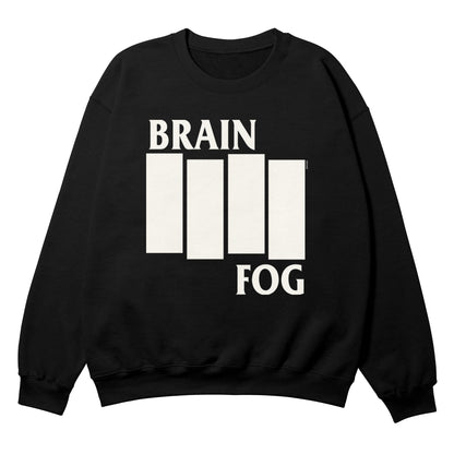 Brain Fog Black Crewneck