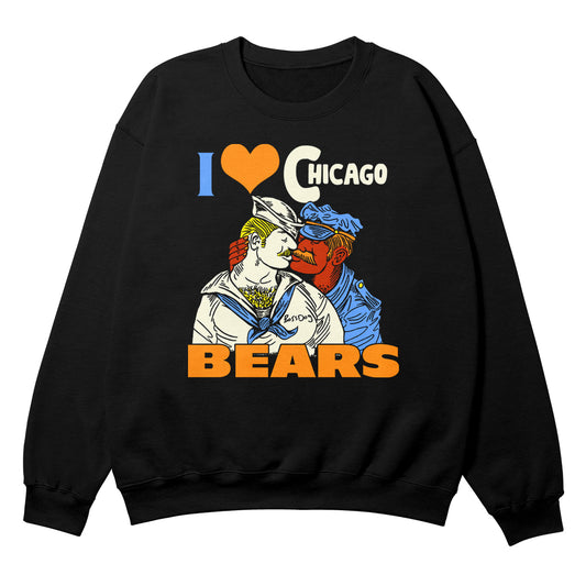 Da Bears Black Crewneck