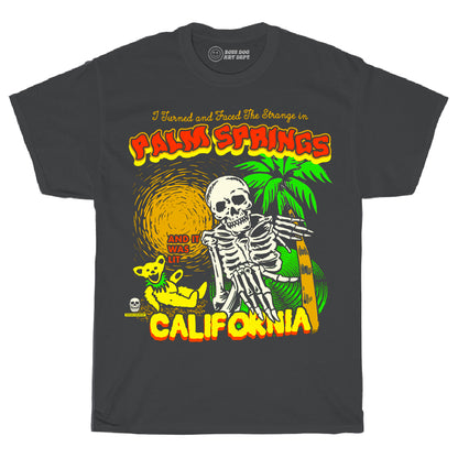 Face The Strange Vintage Black Tee