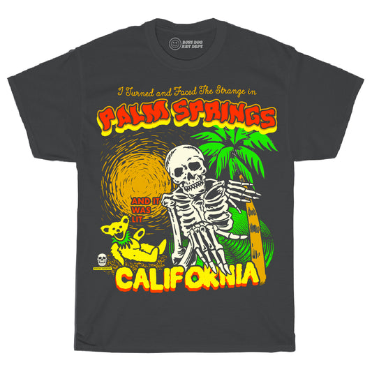 Faced The Strange Vintage Black Tee
