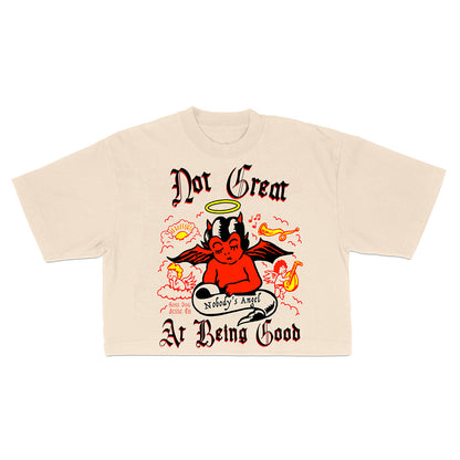 Nobody’s Angel Neutral Crop Top