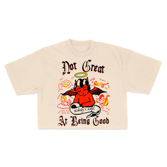 Nobody’s Angel Neutral Crop Top