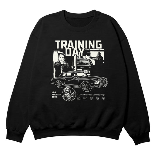 Training Day Black Crewneck