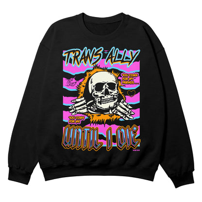 Trans Ally Black Crewneck